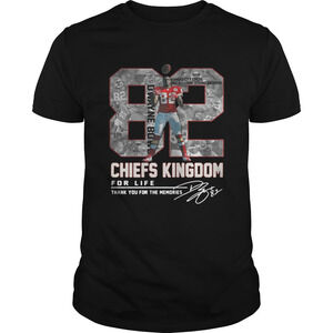 Dwayne Bowe 82 Kansas City Chiefs Kingdom For Life Signature Shirt